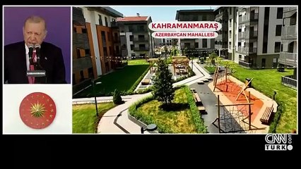 SON DAKİKA || 250 bininci deprem konutu teslim töreni! Cumhurbaşkanı Erdoğan ve Aliyev Kahramanmaraş'ta