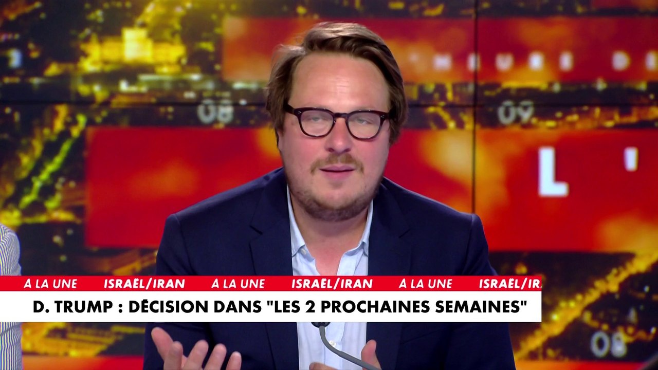 «Donald Trump est le roi du monde, tout le monde est suspendu à sa décision» estime Geoffroy Lejeune