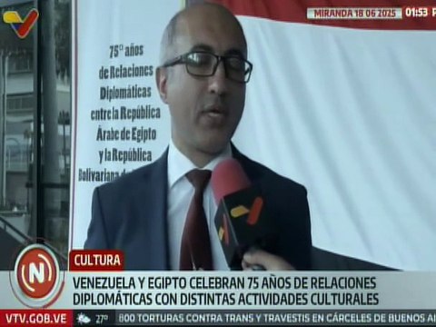 Miranda I Realizaron exposición Egipto Maravilloso para celebrar 75 años de relaciones diplomáticas