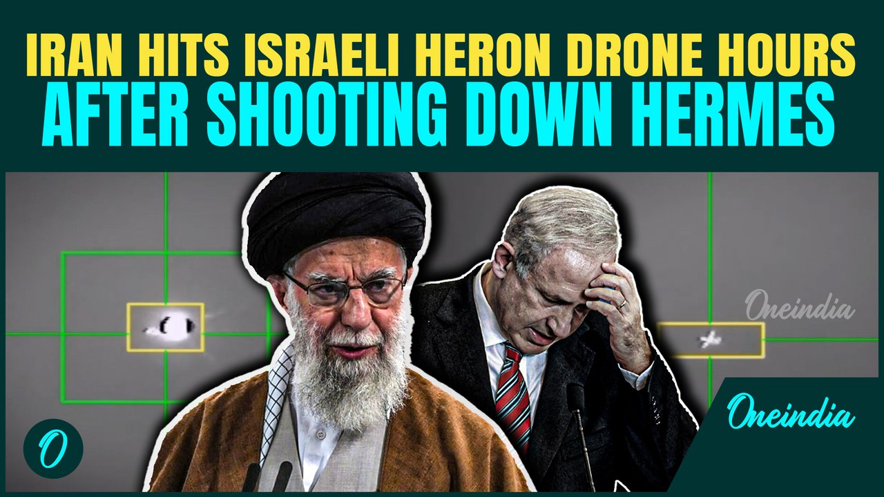 Iran Takes Down Israel’s Heron Drone in SHOCKING Mid-Air Strike; Tehran Claims 16 Israeli UAV Kills