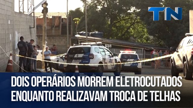 Dois operários morrem eletrocutados enquanto realizavam troca de telhas no ES
