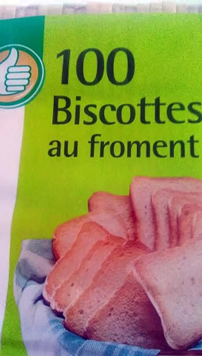 POUCE Biscottes 100 biscottes 750g