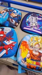 eva 3D embossed spider man, avengers, space, unicorn backpack for picnic, return gift