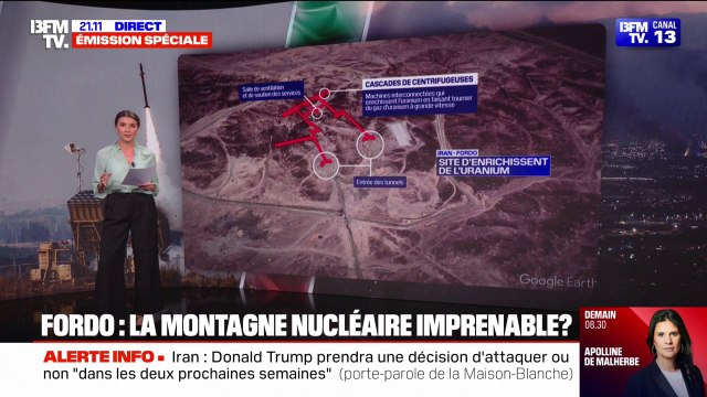 Nucléaire iranien: ce que l'on sait de Fordo, l'usine d'enrichissement d'uranium qu'Israël veut détruire