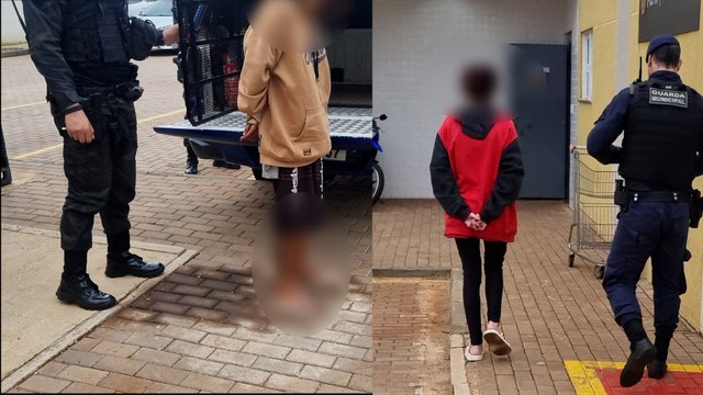 Jovem são flagrados pela Guarda Municipal fumando maconha no Jardim Veneza