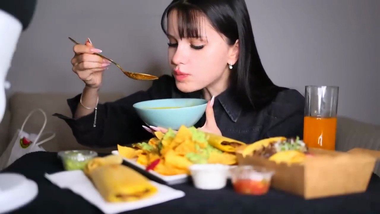 "Trying Mexican Food ASMR 🌮 | Crunchy Tacos, Spicy Sounds & Mouthwatering Tingles!"