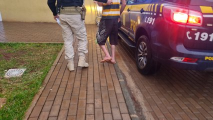 Motorista de automóvel que se envolveu em acidente na BR-277 é preso por embriaguez