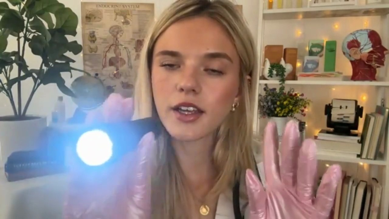 "Relaxing Eye Check + Gentle Ear Cleaning ASMR 💤 | Whisper Triggers for Sleep"