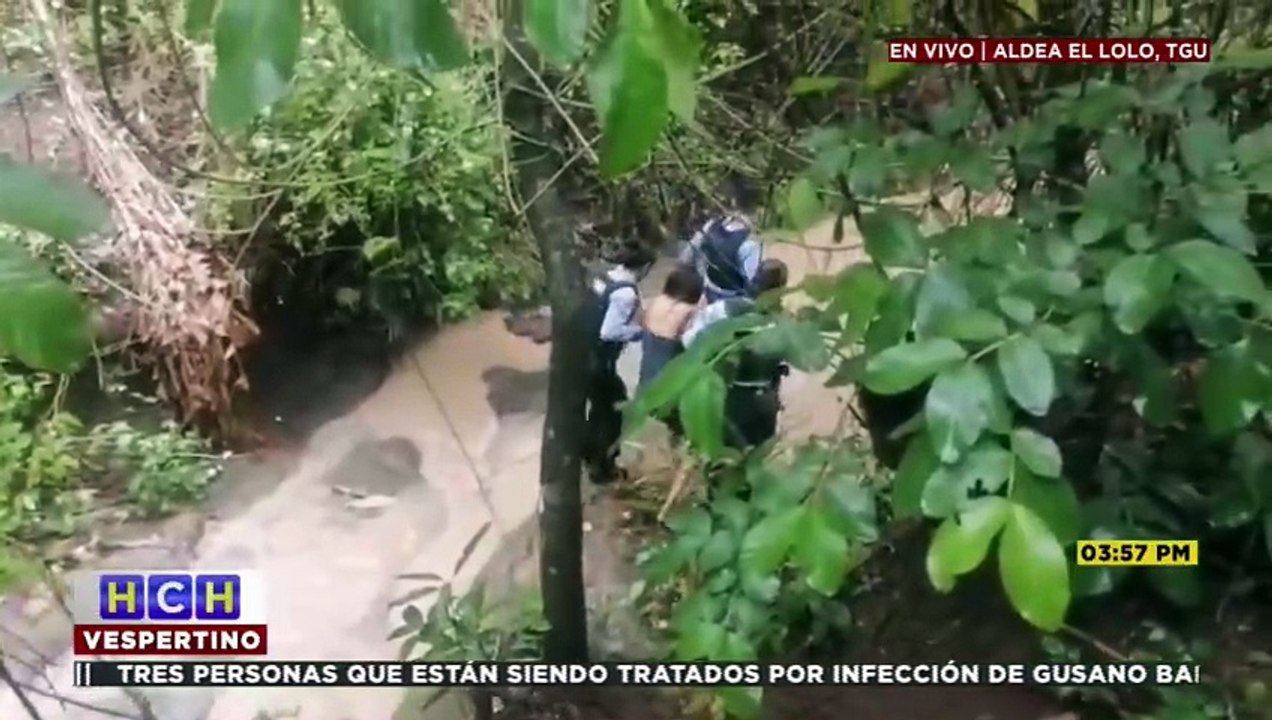 Detienen a un hombre tras cruce de disparos con miembros de la Policía Nacional en la aldea El Lolo de Tegucigalpa