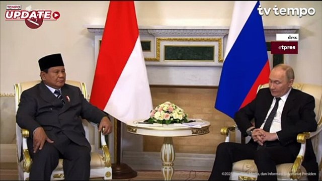 Ini yang Dibahas Prabowo dengan Putin saat Kunjungan ke Rusia