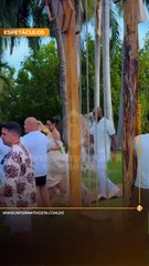 ¡De blanco y en la playa! Manelyk González sorprende vestida de novia junto a Caramelo en Punta Cana