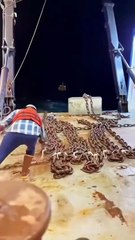 Anchor Dropping in North Sea