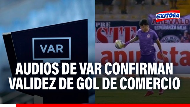 Audios del VAR revelan que gol de Comerciantes Unidos contra Alianza Lima era válido