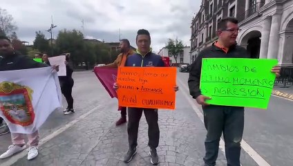 Atletas de taekwondo protestan en Edomex