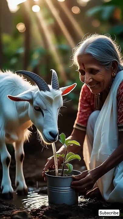 Story of a Grandmaa and a clever Goat😭 #shorts #ytshorts #youtubeshorts #ai