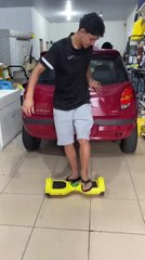 Man Loses Balance And Falls Off Hoverboard