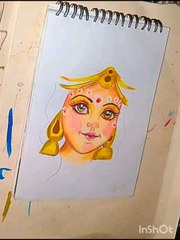 Beutifull Radhe Rani drawing easy, drawing, painting