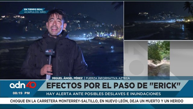 “Erick” golpea Acapulco: ¡alerta por deslaves, lluvias e inundaciones!