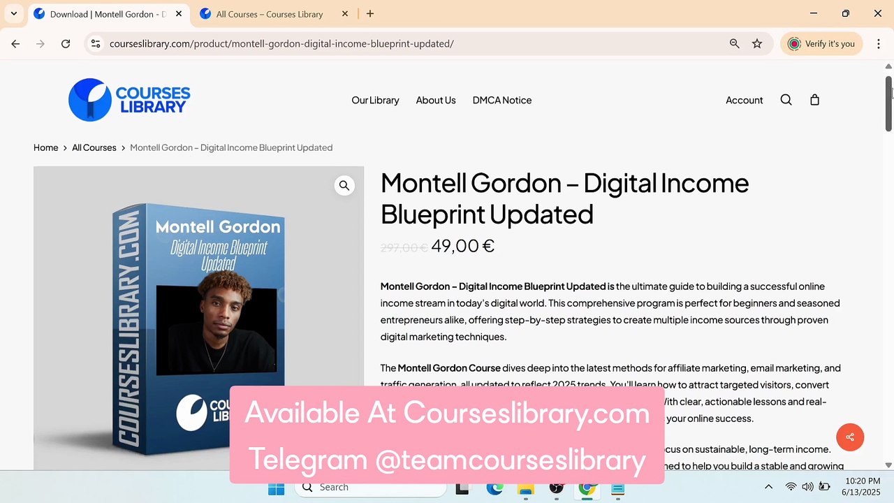 Download Montell Gordon – Digital Income Blueprint Updated