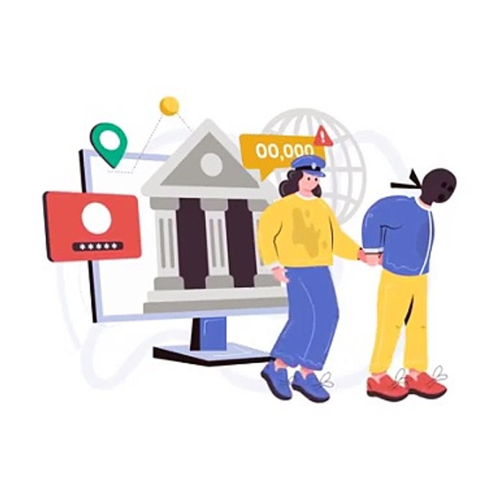 officer-arrest-cyber-hacker-animation-download-in-lottie-json-gif-static-svg-file-formats--getting-arrested-police-arresting-crime-pack-security-animations-5105194