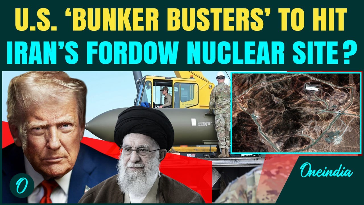 U.S to DEPLOY GBU-57 ‘Bunker Buster Bombs’ to DESTROY Iran’s 260ft-deep Fordow Nuclear Site?