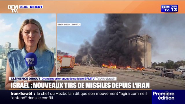 Conflit entre Israël et l'Iran: les secouristes israéliens font état d'un incendie dans la région de Beer Shewa