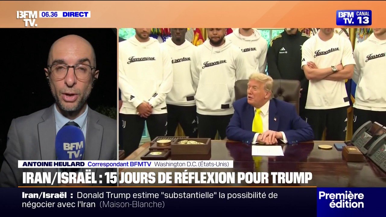 Conflit Israël-Iran: Donald Trump se décidera sur une intervention militaire en Iran "au cours des deux prochaines semaines"