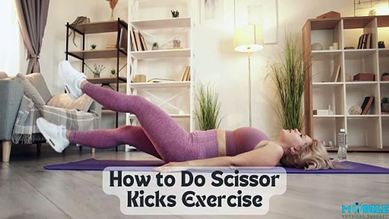Scissor Kicks Exercise | Core Strength & Lower Abs Workout - video ...