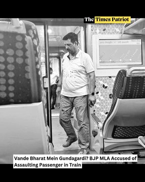Vande Bharat Mein Gundagardi? BJP MLA Accused of Assaulting Passenger in Train