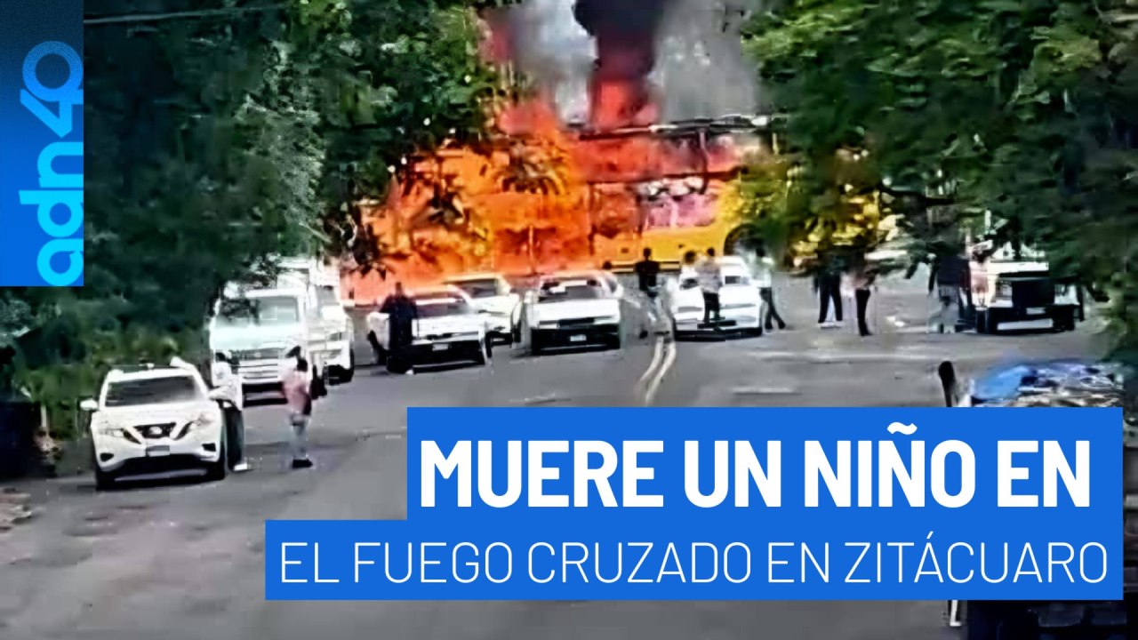 Violencia desmedida en Michoacán; niños quedan atrapados en el fuego cruzado, uno murió