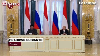 Prabowo Ungkap Peran Rusia Saat Indonesia di Titik Terendah Ekonomi