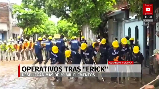 Despliegue militar en Oaxaca y Guerrero ante impacto de huracán ‘Erick'