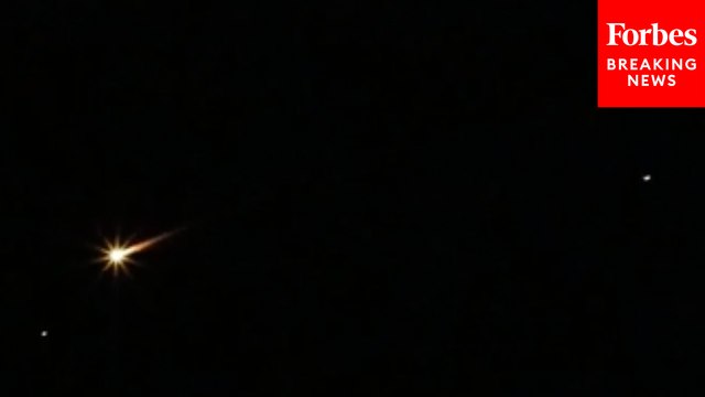 Missiles Are Seen Flying Above East Jerusalem As Iran Continues Attacks On Israel