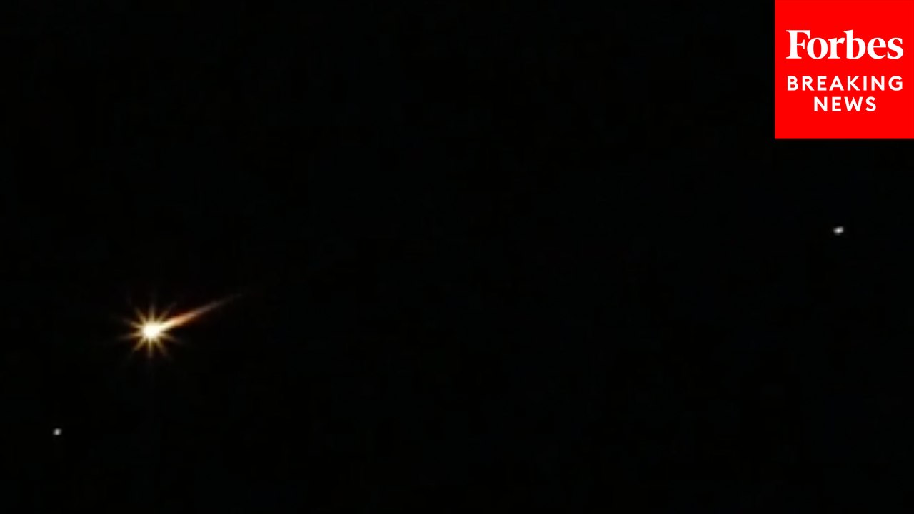 Missiles Are Seen Flying Above East Jerusalem As Iran Continues Attacks On Israel