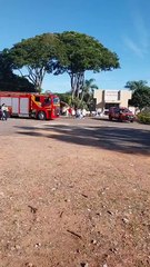 Simulado de evacuação é realizado no Lar Santa Faustina, em Umuarama