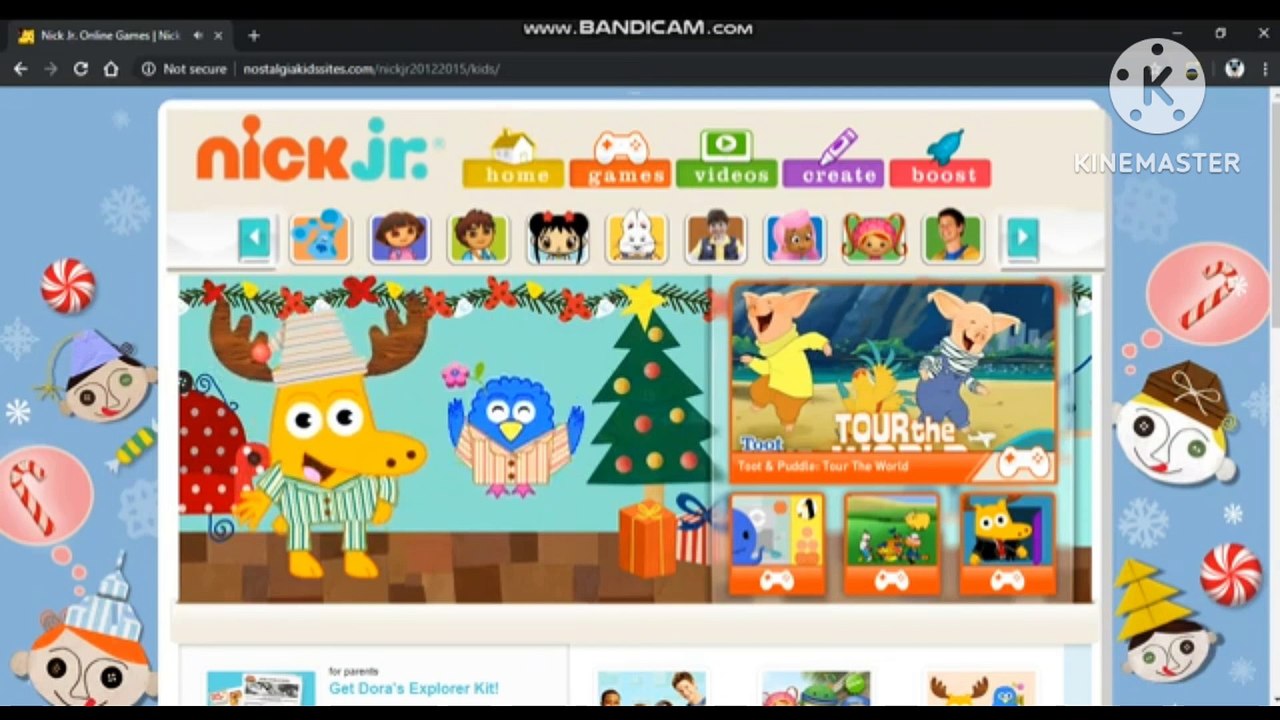 Nick Jr (website) monthly themes (2010-2012)