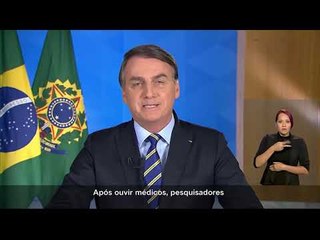 Em pronunciamento, Bolsonaro diz que medidas restritivas são responsabilidade de governadores