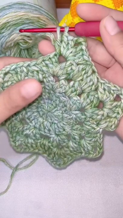 crochet tea coaster