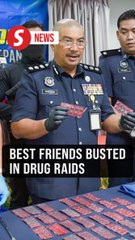 Four best friends nabbed in raids on drug trafficking gangs