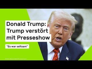 Donald Trump: Trump verstört mit Presseshow - "Es war seltsam"