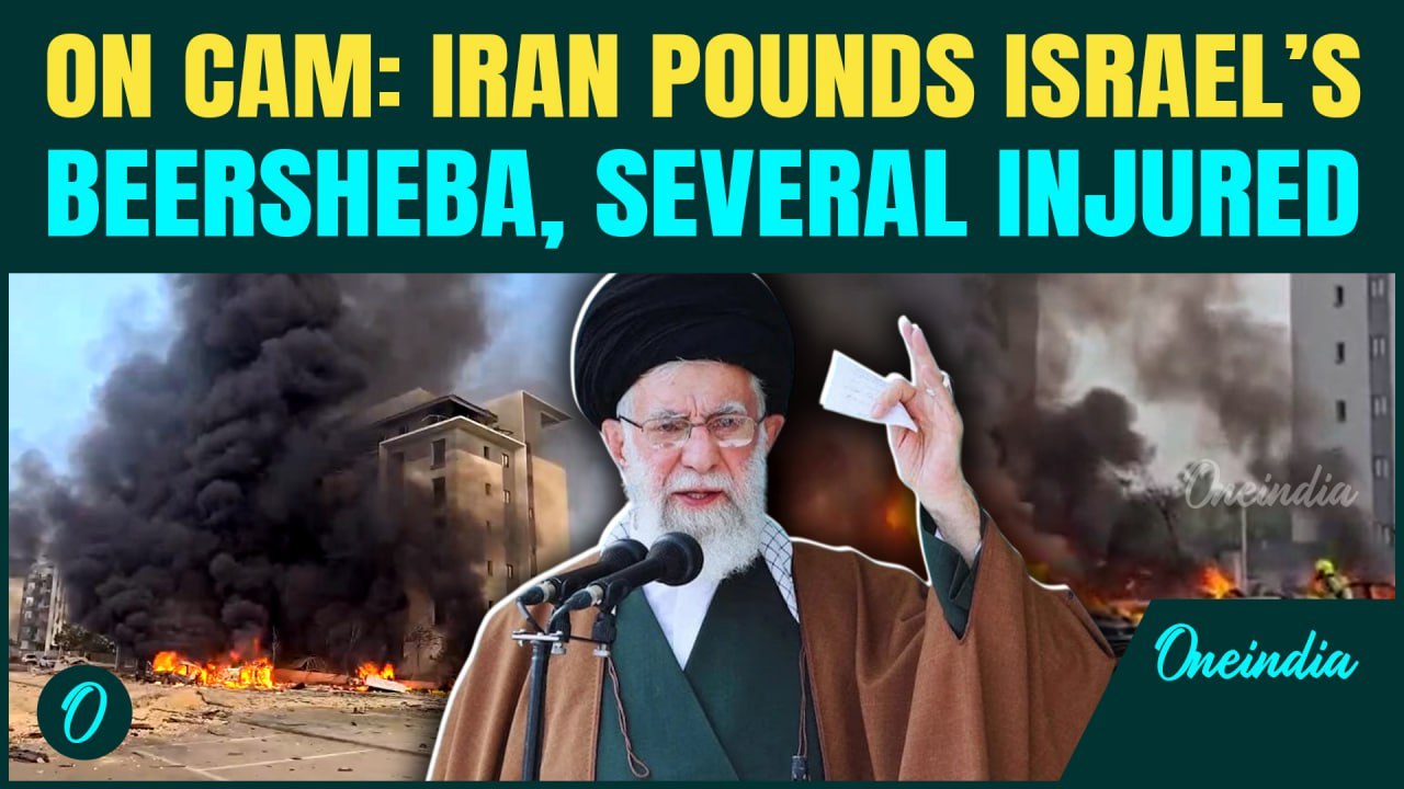 BREAKING: Beersheba Under IRANIAN FIRE|Missiles Rain HELLFIRE post strikes on Soroka Hospital |VIDEO