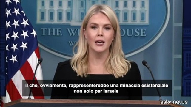 Casa Bianca: l'Iran potrebbe assembleare bomba nucleare in 15 giorni