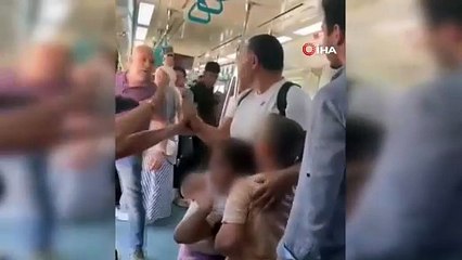 Marmaray'da babaya yumruk atan ‘mavi gömlekli’ye benzetilen kişiye silahlı saldırı!