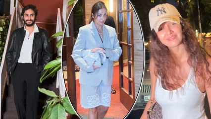 Bliss Bandra Outings: Disha Patani, Malaika Arora & Arhaan Khan Get Snapped In Style