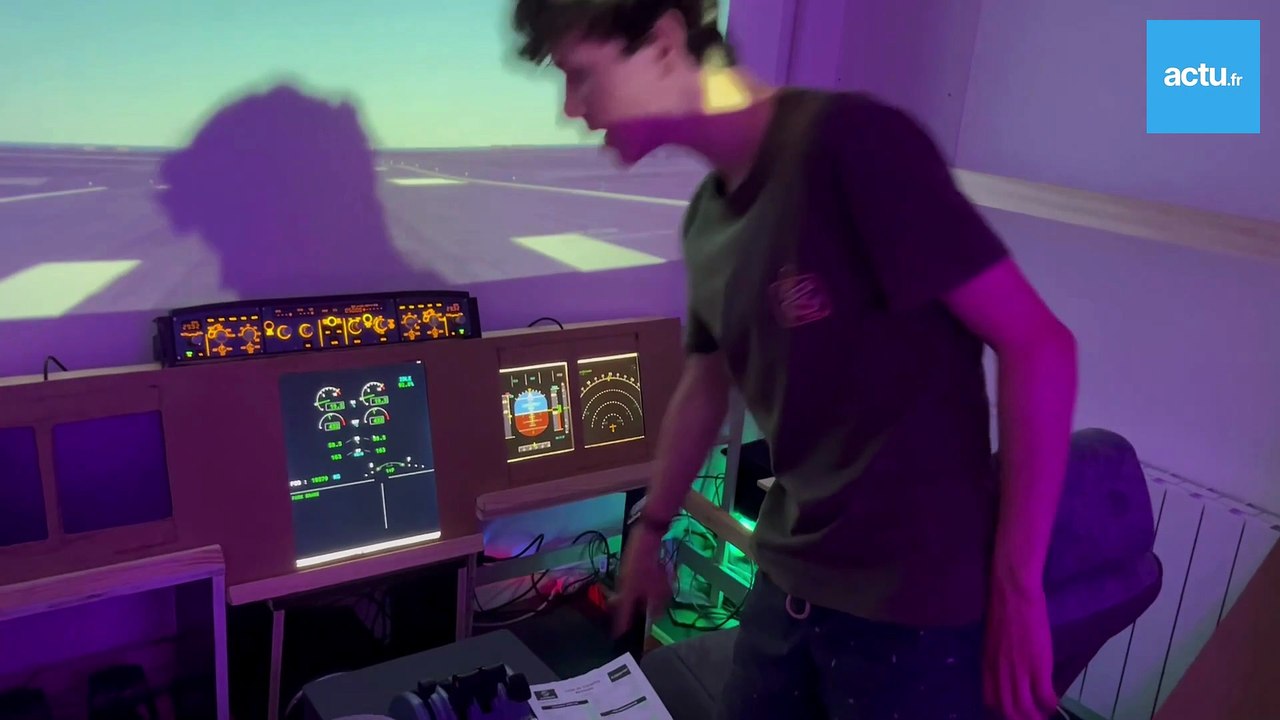INSOLITE Ces jeunes de Vitré ont créé leur propre simulateur de vol