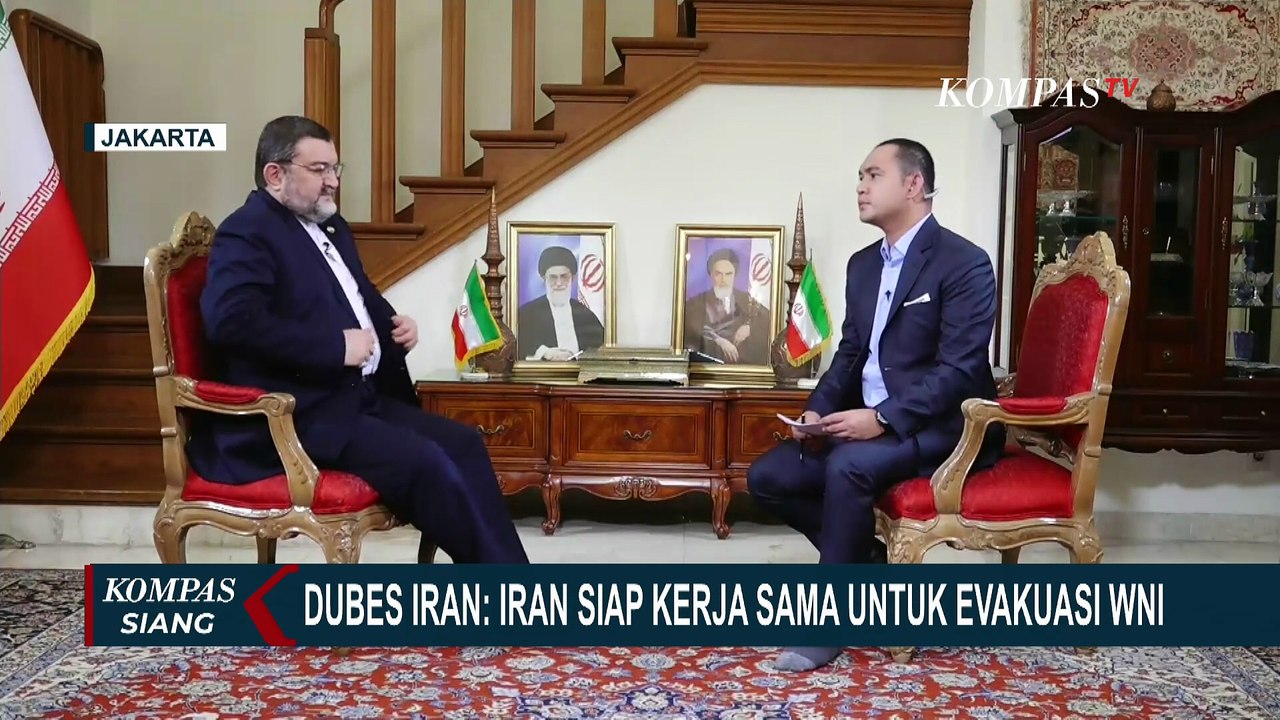 Siaga 1! Konflik dengan Israel Memanas, Dubes Iran Siap Kerja Sama Evakuasi WNI
