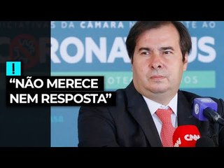 “Não merece nem resposta”, diz Maia, sobre projeto para transformar Antifa em grupo terrorista