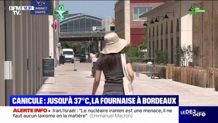 Jusqu'à 37°C à Bordeaux... Les habitants suffoquent sous la chaleur écrasante