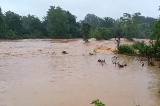 नदी में अचानक आई बाढ़, खुखड़ी-पुटू बीनकर लौट रहे मां-बेटे समेत 4 लोग बहे, रेस्क्यू जारी