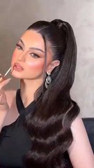 Flawless Glam with Glossy Lips Tutorial 💋🤩 #shrots